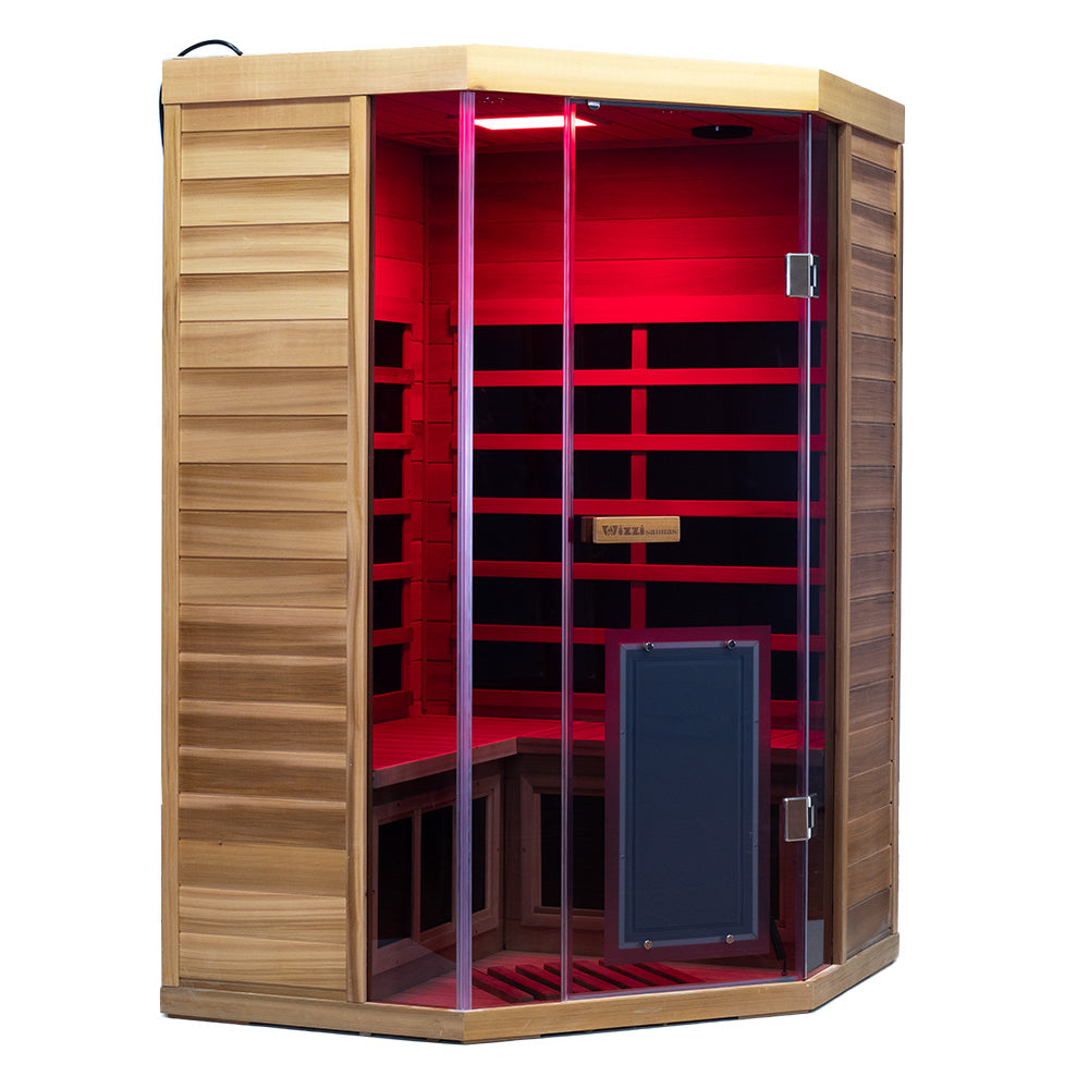 SR07 2 Person Far Infrared Sauna Red Cedar
