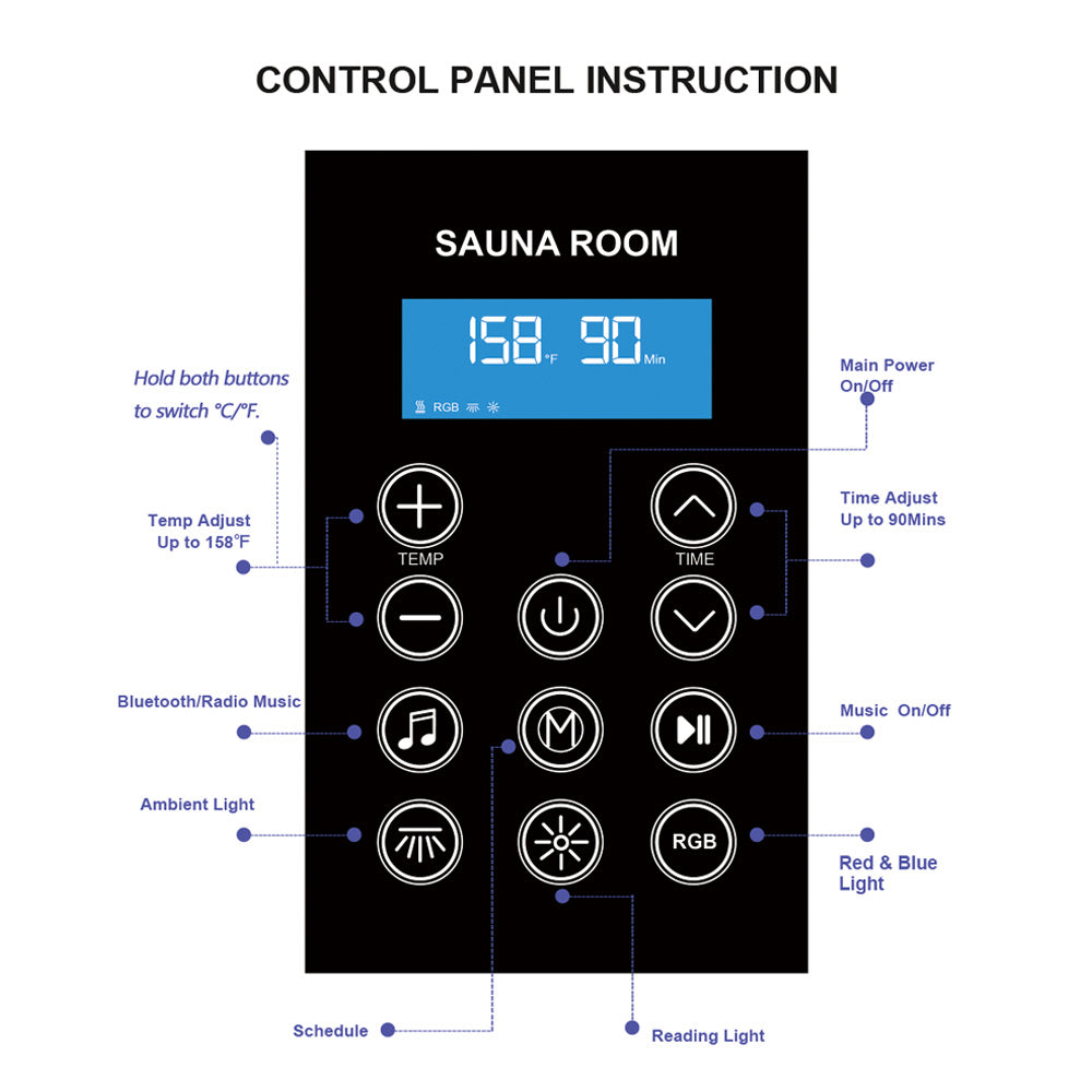 SH02 2 Person Far Infrared Sauna